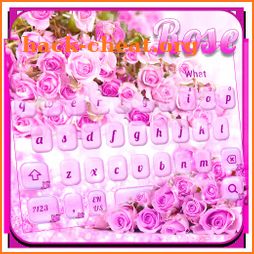 Pink Lavender Rose Keyboard Theme icon
