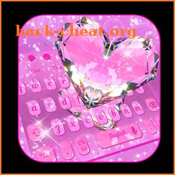 Pink Love Diamond Keyboard icon