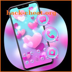 Pink Love Floating Romantic Theme icon