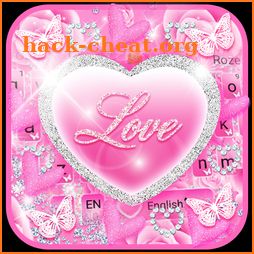 Pink Love Princes Keyboard Theme icon