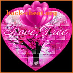 Pink Love Tree keyboard icon