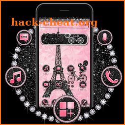 Pink Paris Tower Theme icon