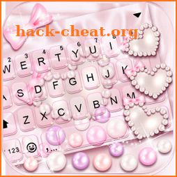 Pink Pearl Gravity Keyboard Background icon