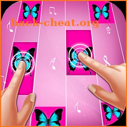 Pink Piano Butterfly Tiles 3 icon