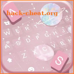 Pink Planets Keyboard Theme icon