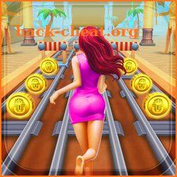 Pink Princess Run - Subway Escape Girl Run Temple icon