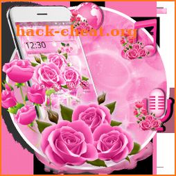 Pink Rose Flower Theme icon
