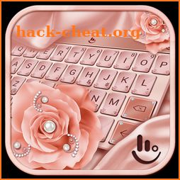 Pink Rose Gold Keyboard Theme icon