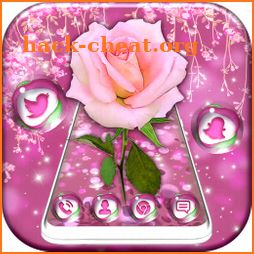 Pink Rose Launcher Theme icon