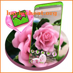Pink Rose Love Launcher Theme icon