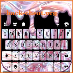 Pink Shiny Slime Keyboard Background icon