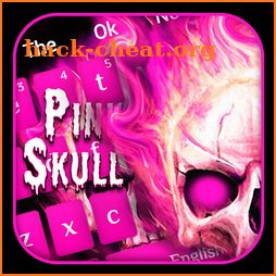Pink Skull Keyboard icon
