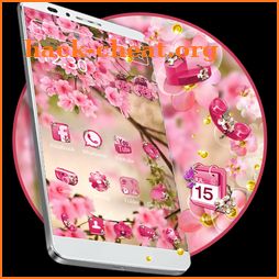 Pink Summer Flower Theme icon