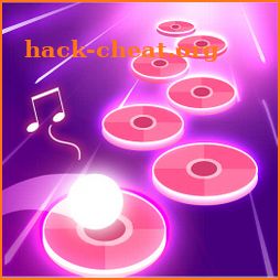Pink Tiles Hop 3D - Dancing Music Game icon