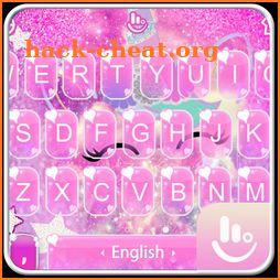 Pink Unicorn Keyboard Theme icon