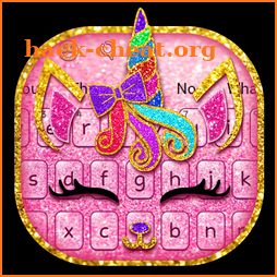 Pink Unicorn Kitty Keyboard icon