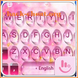 Pink Water Sakura Keyboard Theme icon