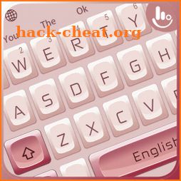 Pink White Mechanical Keyboard Theme icon