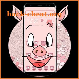 Pink Wiggles Pig Face Theme icon