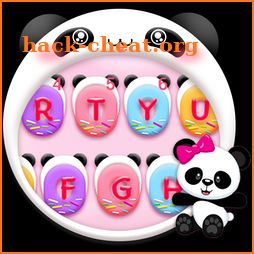 Pinky Panda Donuts Free Keyboard Theme icon