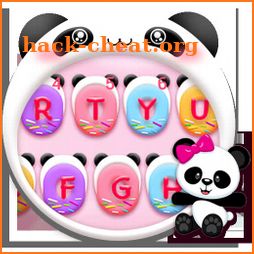 Pinky Panda Donuts New Keyboard Theme icon