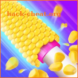 🌽Pipe Corns Slicing! Joyful Corn Peeler Games icon