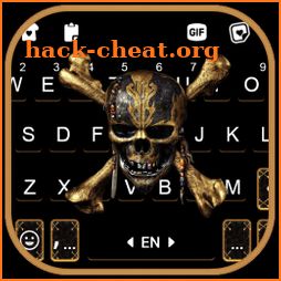 Pirate Skull Keyboard Background icon