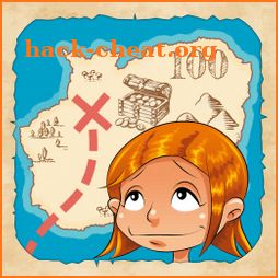 Pirate treasure hunt - Simple board game for kids icon