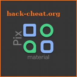 Pix Material Dark Icon Pack icon