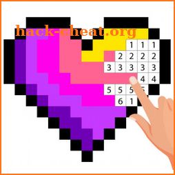 Pixel Art Color by number - Coloring Book Games icon