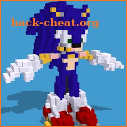 Pixel Sonic Craft Coloring With Number icon