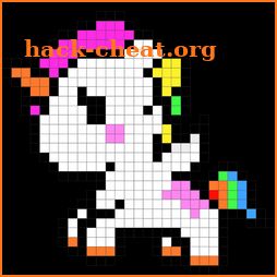 Pixel.Unicorn -  Free Number Sandbox Coloring 2018 icon