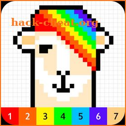 Pixelz - Color by Number Pixel Art Coloring Book icon