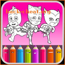 PJ Coloring Hero Masks - Drawing Book For Kids icon