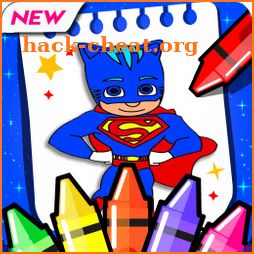 PJ Coloring Mask Hero icon
