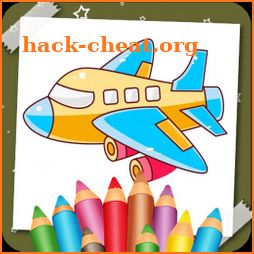Plane Coloring Book icon