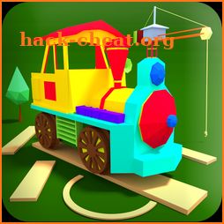 Play & Create Your Town - Free Kids Toy Train Game icon