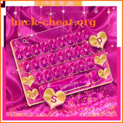 Plush Pink Gold Keyboard Theme icon