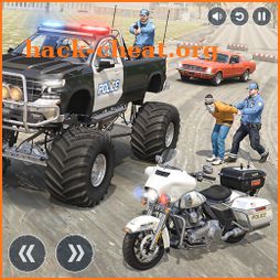 Police 4x4 Monster Truck Games icon