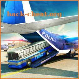 Police Airplane Transporter Vehicle icon