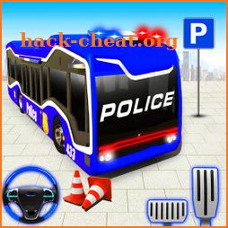 Police Bus Parking: Coach Bus Driving Simulator icon