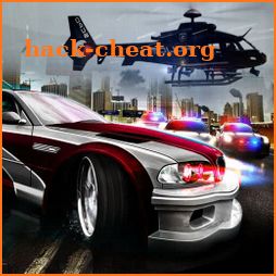 Police car chase: cops chase smash car police game icon