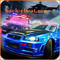 Police car chase - cops smash cars police games icon