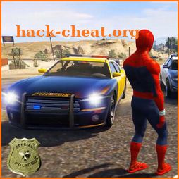 Police Car Superhero Racing Stunts Game icon