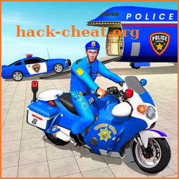 Police Car Transport Bike Game icon
