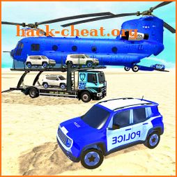 Police Car Transport Truck:New Car Games 2020 icon