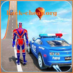 Police Hero Car Stunts Racing icon