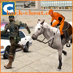 Police Horse Chase: Superhero icon