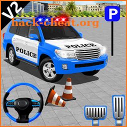 Police Jeep Spooky Stunt Parking 3D 2 icon