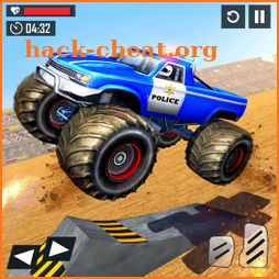 Police Monster Truck Derby Crash Stunts icon